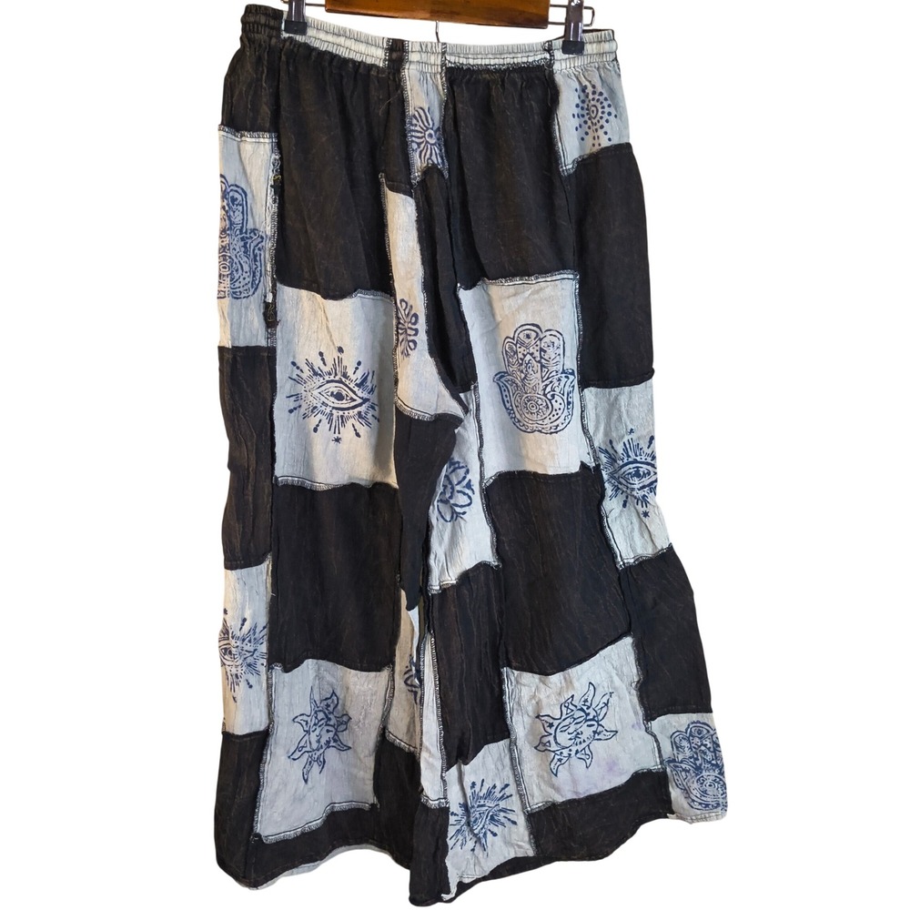 Boho Patchwork Cotton Pants Womens Plus Size Hams… - image 7